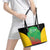 Saint Kitts and Nevis Cricket Leather Tote Bag Simple Style