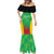 Custom Saint Kitts and Nevis Cricket Mermaid Dress Simple Style