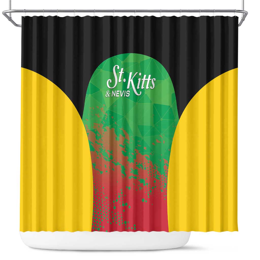 Saint Kitts and Nevis Cricket Shower Curtain Simple Style