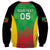 Custom Saint Kitts and Nevis Cricket Sweatshirt Simple Style