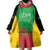 Custom Saint Kitts and Nevis Cricket Wearable Blanket Hoodie Simple Style