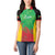 Custom Saint Kitts and Nevis Cricket Women Polo Shirt Simple Style