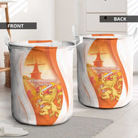 Netherlands Koninginnedag Laundry Basket Nederland Windmill Lion Heritage