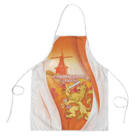 Netherlands Koninginnedag Apron Nederland Windmill Lion Heritage