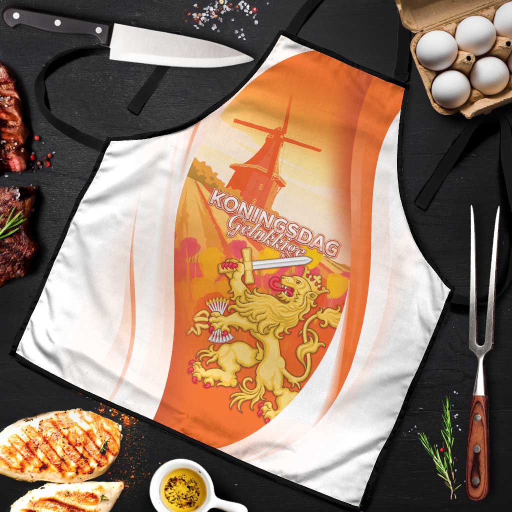 Netherlands Koninginnedag Apron Nederland Windmill Lion Heritage