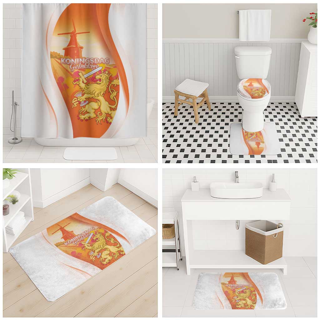 Netherlands Koninginnedag Bathroom Set Nederland Windmill Lion Heritage