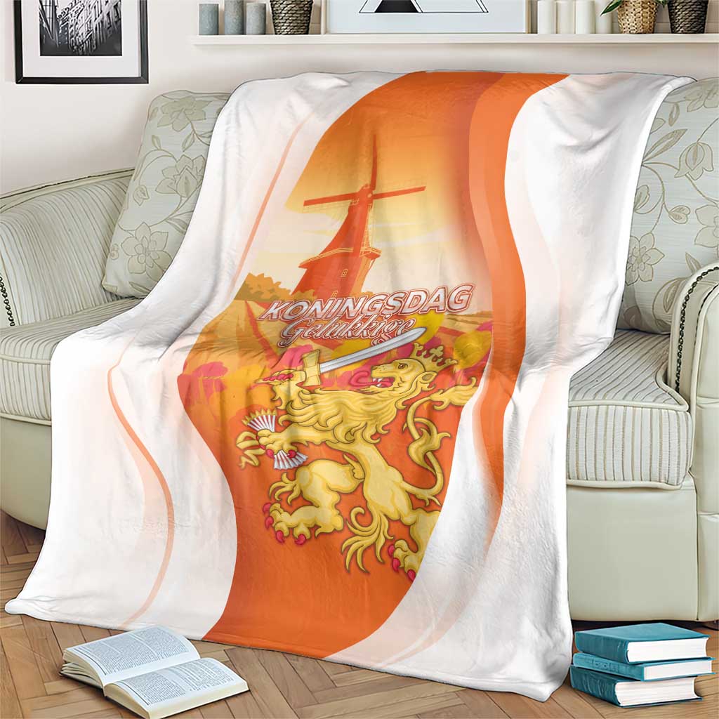 Netherlands Koninginnedag Blanket Nederland Windmill Lion Heritage