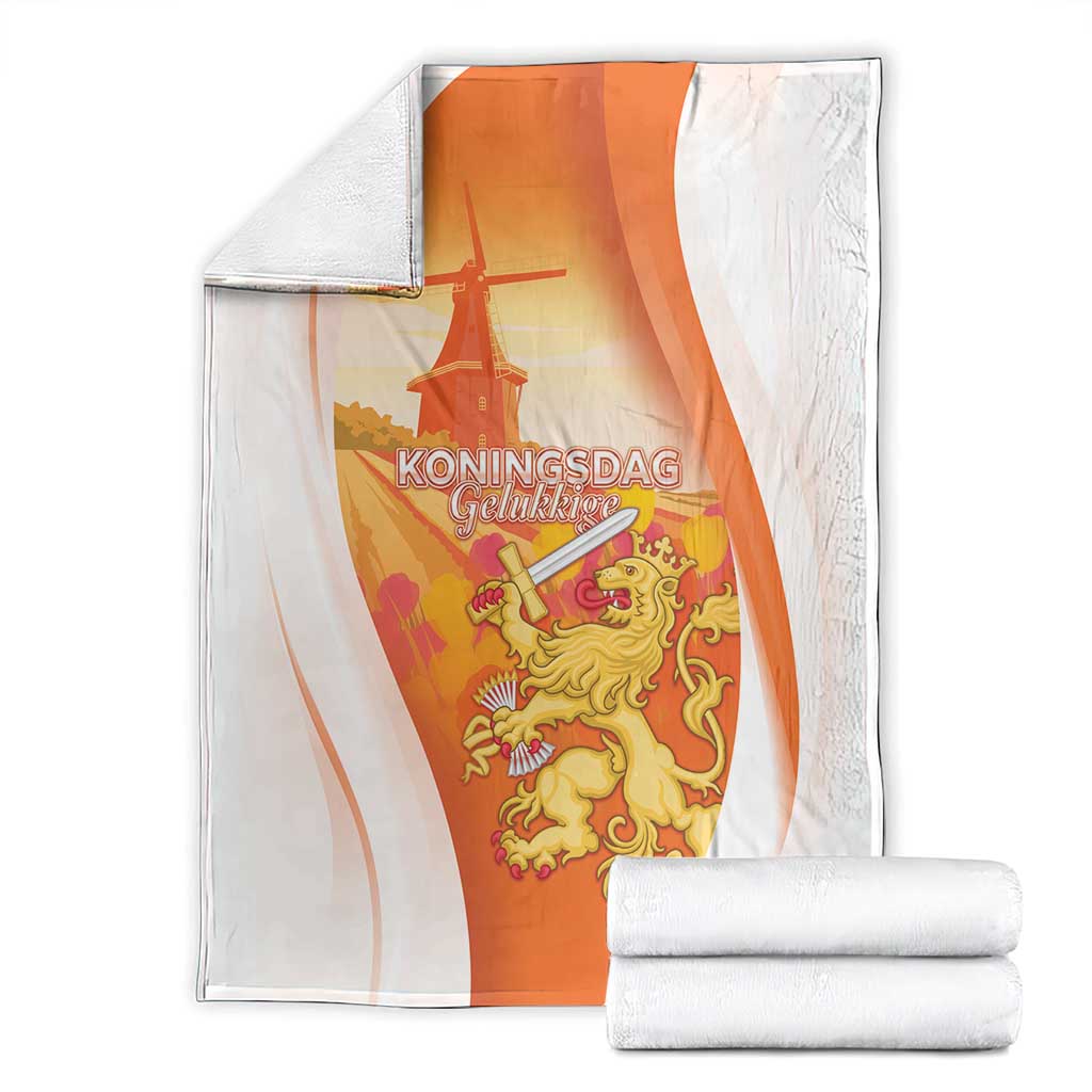 Netherlands Koninginnedag Blanket Nederland Windmill Lion Heritage