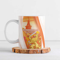 Netherlands Koninginnedag Ceramic Mug Nederland Windmill Lion Heritage