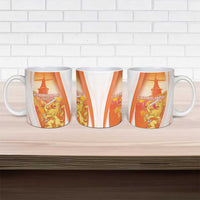 Netherlands Koninginnedag Ceramic Mug Nederland Windmill Lion Heritage