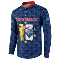 Custom Cabo Verde Football 2026 Button Sweatshirt Road To Glory