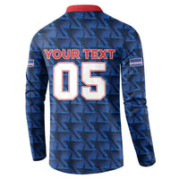 Custom Cabo Verde Football 2026 Button Sweatshirt Road To Glory