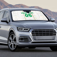Custom Senegal Football 2026 Auto Sun Shade Car Rapide-Inspired Pattern