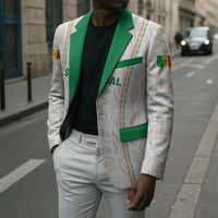 Custom Senegal Football 2026 Blazer Car Rapide-Inspired Pattern