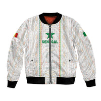Custom Senegal Football 2026 Bomber Jacket Car Rapide-Inspired Pattern
