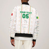 Custom Senegal Football 2026 Bomber Jacket Car Rapide-Inspired Pattern