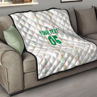 Custom Senegal Football 2026 Quilt Car Rapide-Inspired Pattern