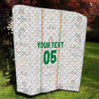Custom Senegal Football 2026 Quilt Car Rapide-Inspired Pattern
