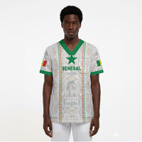 Custom Senegal Football 2026 Scrub Top Car Rapide-Inspired Pattern