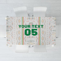 Custom Senegal Football 2026 Tablecloth Car Rapide-Inspired Pattern