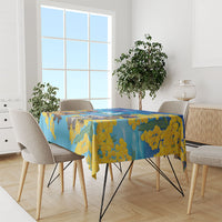Happy Australia Flag Day Tablecloth Aussie Animals Grunge Style
