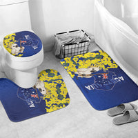 Australia Cockatoo Bathroom Set Aussie Flag With Golden Wattle