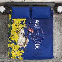 Australia Cockatoo Bedding Set Aussie Flag With Golden Wattle