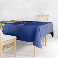Australia Cockatoo Tablecloth Aussie Flag With Golden Wattle