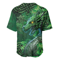 Personalized Ireland Celtic Baseball Jersey Irish Roots Dragon Soul - Wonder Print Shop