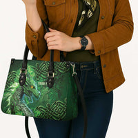 Personalized Ireland Celtic Leather Bag Irish Roots Dragon Soul - Wonder Print Shop