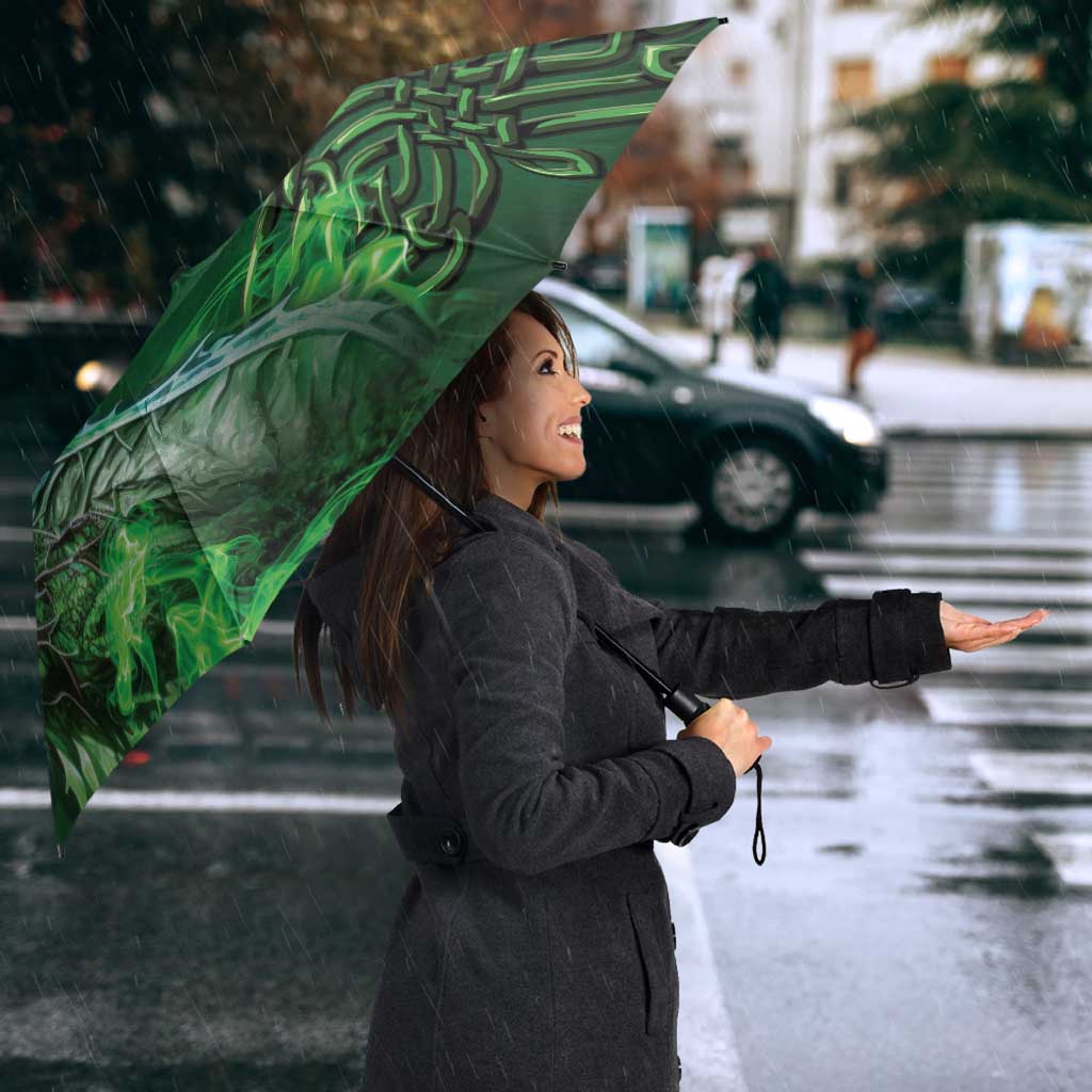 Personalized Ireland Celtic Umbrella Irish Roots Dragon Soul - Wonder Print Shop