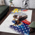 Filipino American History Month Area Rug Bald Eagle Tarsier Together LT05 - Wonder Print Shop