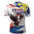 Filipino American History Month Polo Shirt Bald Eagle Tarsier Together LT05 - Wonder Print Shop