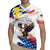 Filipino American History Month Rugby Jersey Bald Eagle Tarsier Together