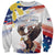 Filipino American History Month Sweatshirt Bald Eagle Tarsier Together