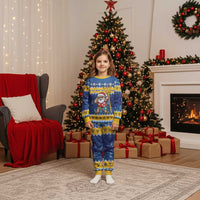 Barbados Christmas Pajama Set Trident Dabbing Santa - Wonder Print Shop