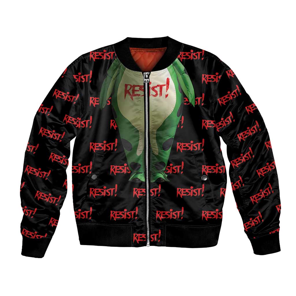 Resist Portland Frog Bomber Jacket Funny Political Costume - Wonder Print Shop