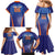 Custom India Cricket Family Matching Mermaid Dress and Hawaiian Shirt Go Champions Men In Blue LT05 - Wonder Print Shop