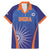 Custom India Cricket Family Matching Mermaid Dress and Hawaiian Shirt Go Champions Men In Blue LT05 - Wonder Print Shop