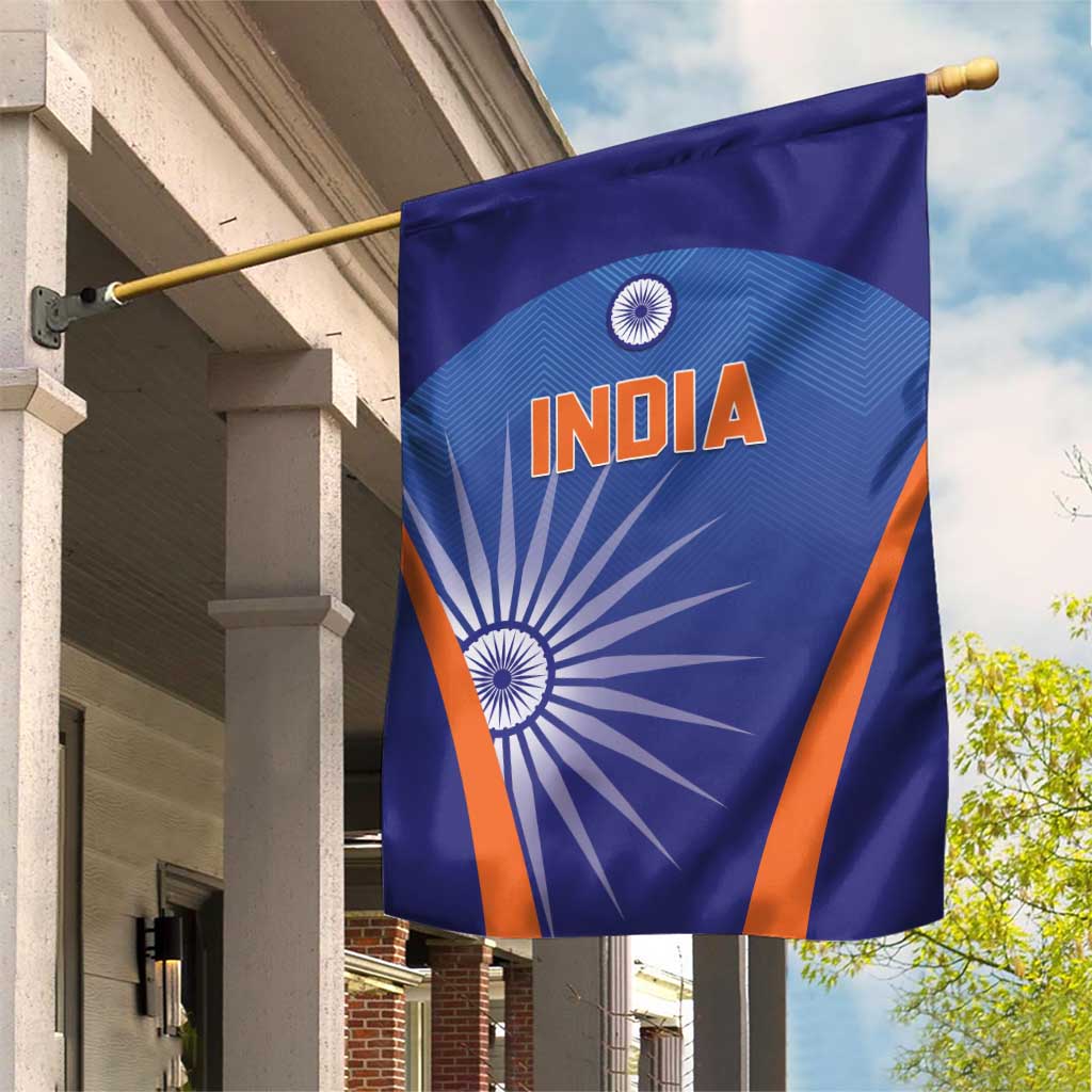 India Cricket Garden Flag Go Champions Men In Blue LT05 - Wonder Print Shop