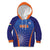 Custom India Cricket Kid Hoodie Go Champions Men In Blue LT05 - Wonder Print Shop