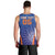 Custom India Cricket Men Tank Top Go Champions Men In Blue