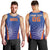 Custom India Cricket Men Tank Top Go Champions Men In Blue