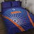 India Cricket Quilt Bed Set Go Champions Men In Blue