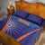 India Cricket Quilt Bed Set Go Champions Men In Blue