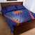 India Cricket Quilt Bed Set Go Champions Men In Blue