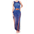 Custom India Cricket Tank Maxi Dress Go Champions Men In Blue