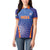 Custom India Cricket Women Polo Shirt Go Champions Men In Blue