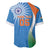 Custom India Cricket Baseball Jersey Sporty Style LT05 - Wonder Print Shop