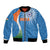 Custom India Cricket Bomber Jacket Sporty Style LT05 - Wonder Print Shop